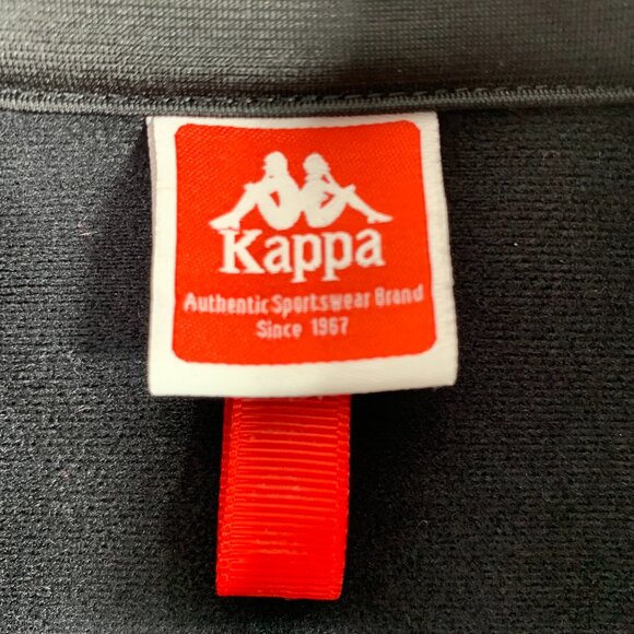 Kappa Men's Sweatshirt Kappa Full Zip Jacket black  sz small - Picture 2 of 16